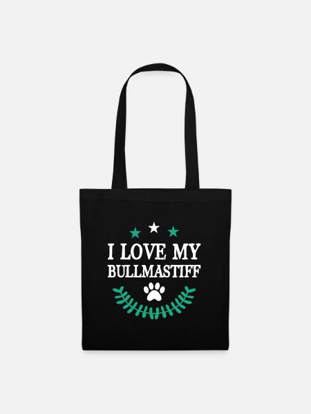 BULLMASTIFF - Stoffbeutel - Schwarz