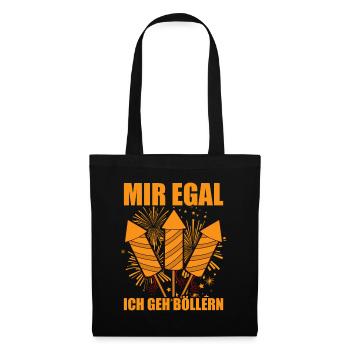 I don't care, I go firecrackers, pyrotechnicians, fireworks - Tote Bag - black - Front