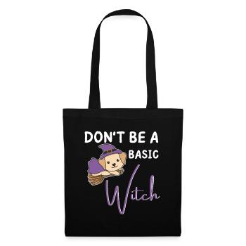 Labrador Halloween Witches don't be a basic witch - Tote Bag - black - Front