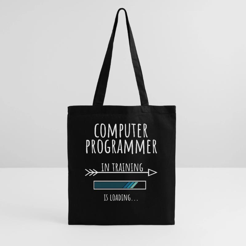 Geschenk Beruf Ausbildung Computerprogrammierer Stoffbeutel