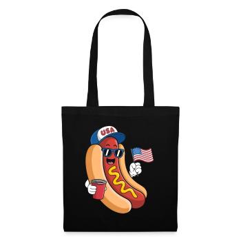 Hotdog Sandwich Lover Independence Day 4th of - Tote Bag - black - Front