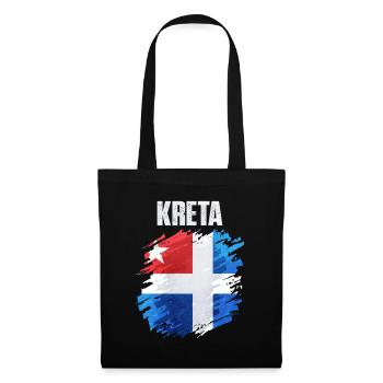 Art du drapeau scandinave coloré - Sac en tissu - noir - Devant