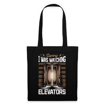 Elevator toddler & kids - Tote Bag - black - Front
