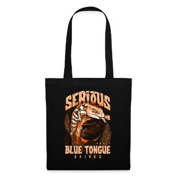 Serious About Blue Tongue Skinks Reptile Keeper - Tote Bag - black - Front