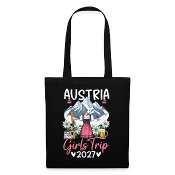 Austria Girls Trip 2027 - Stoffbeutel - Schwarz - Vorne