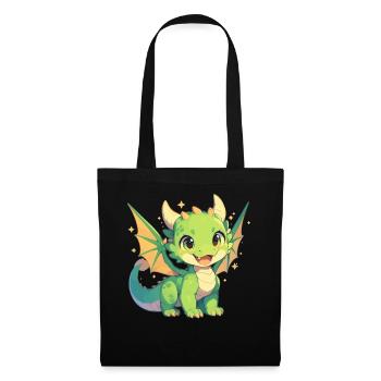 Dragon Dragon - Sac en tissu - noir - Devant
