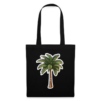 Palm tree - Tote Bag - black - Front