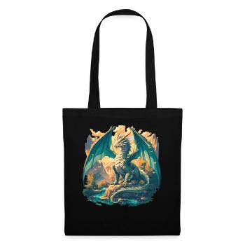 Dragon Dragon - Sac en tissu - noir - Devant