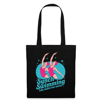 Natation synchronisée Natation artistique Sports nautiques - Sac en tissu - noir - Devant