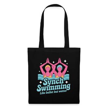 Natation synchronisée Natation artistique Sports nautiques - Sac en tissu - noir - Devant