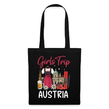 Girls Trip Austria - Stoffbeutel - Schwarz - Vorne