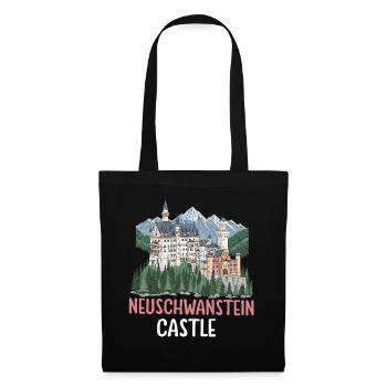 Neuschwanstein Castle - Stoffbeutel - Schwarz - Vorne