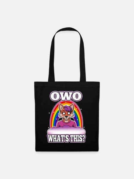 OwO What's This? - Stoffbeutel - Schwarz