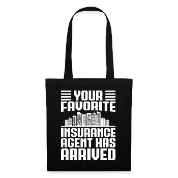 Insurance Agent Costume Your Favorite Arrived - Tote Bag - black - Front