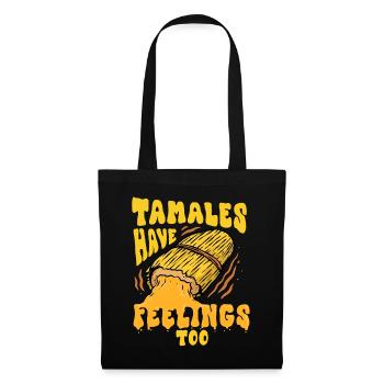 Les tamales tamale ont aussi des sentiments - Sac en tissu - noir - Devant
