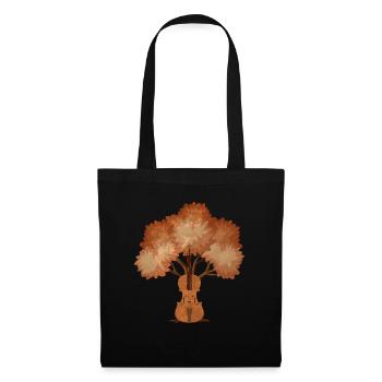 Yggdrasil Nature Musician Tree Of Life - Tote Bag - black - Front