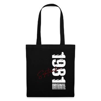 44e anniversaire Original septembre 1981 - Sac en tissu - noir - Devant