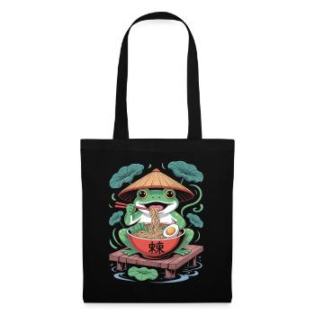 Frosch Ramen Enjoyment Adventure with Asian - Tote Bag - black - Front