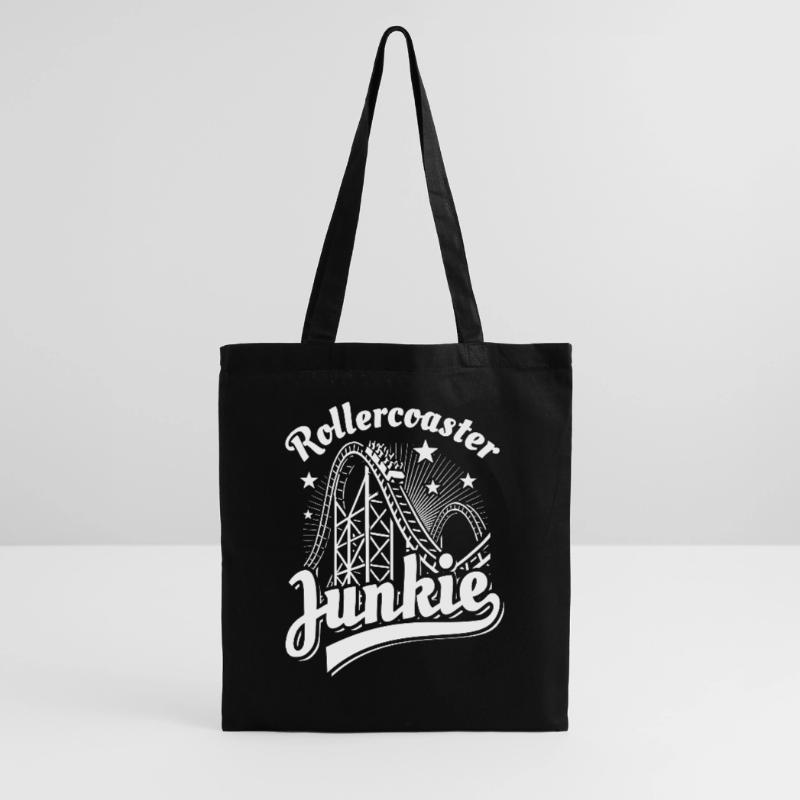 Rollercoaster Junkie - Roller Coaster - Loop Tote Bag