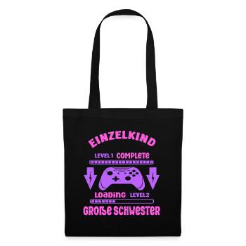 Only Child Complete - Loading Big Sister 2026 - Tote Bag - black - Front