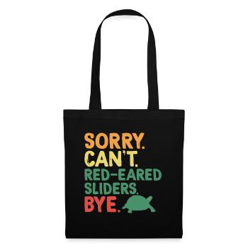 Red-eared Turtle - Tote Bag - black - Front
