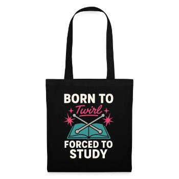 Baton Twirler Majorette Captain Squad Club - Tote Bag - black - Front
