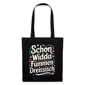 Widda Fümmen Dreissisch fête déjà ses 50 ans - Sac en tissu - noir - Devant