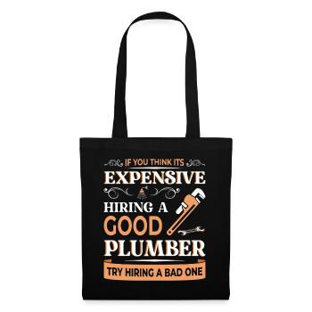 Heating Engineer Heating Construction Plumber Plumber - Tote Bag - black - Front