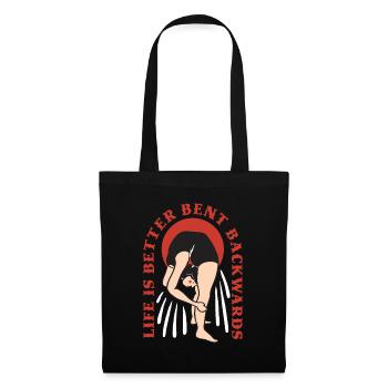 Contorsionniste Contorsion - Sac en tissu - noir - Devant