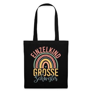 Big Sister Rainbow Family New Daughter - Tote Bag - black - Front