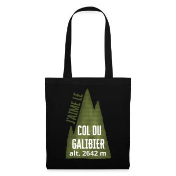 Col du Galibier Alt 2642 m - Sac en tissu - noir - Devant
