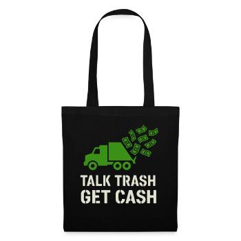 Garbage Truck Driver Garbage Dad Hero Pickup Truck - Tote Bag - black - Front