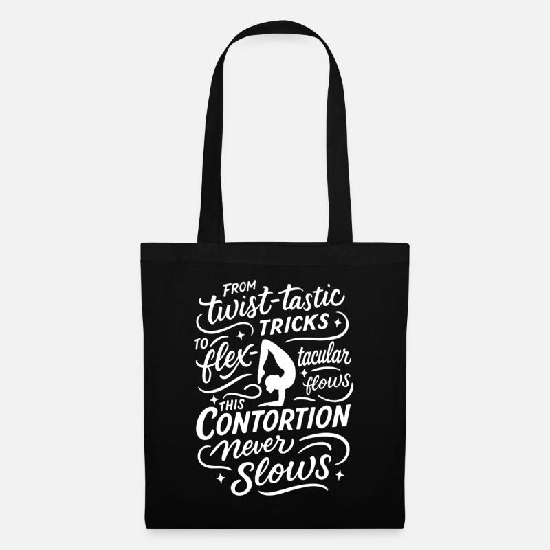 Twist Tastic To Flex Tacular Flows Contortion - Tote Bag - black