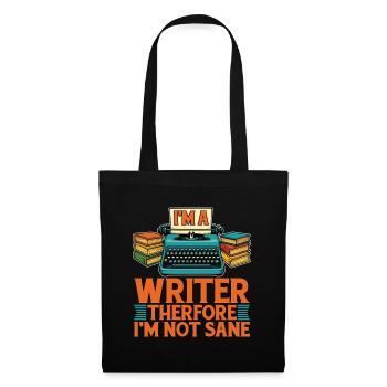 Screenwriter I'm A Writer Therefore I'm Book Lover - Tote Bag - black - Front