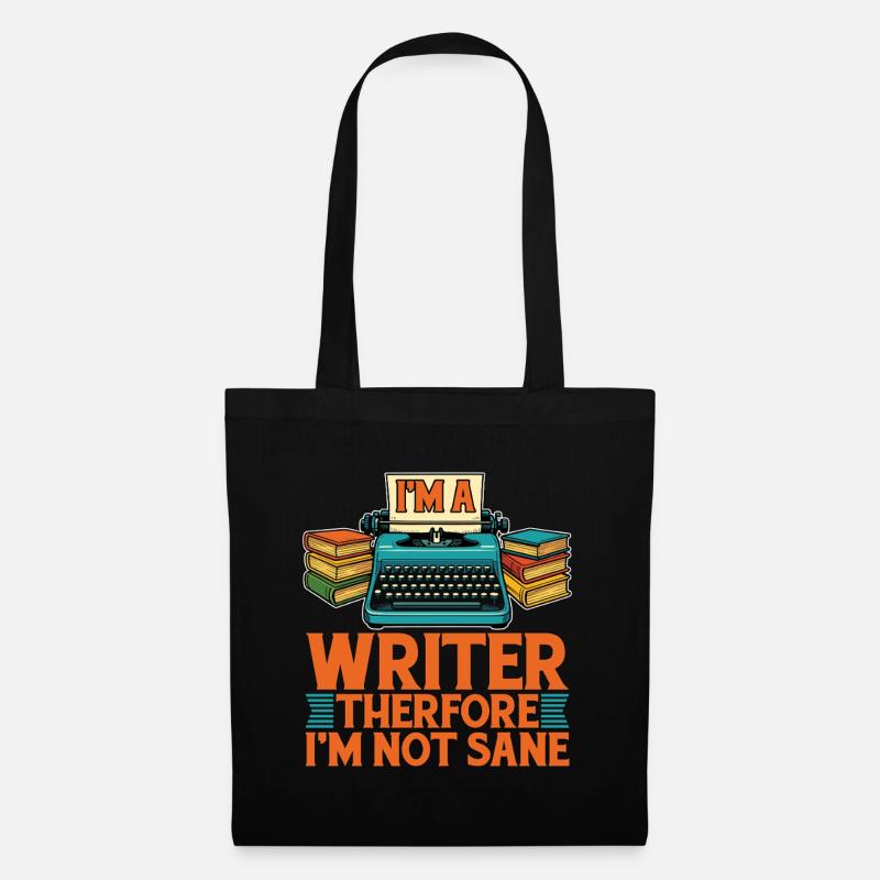 Screenwriter I'm A Writer Therefore I'm Book Lover - Stoffbeutel - Schwarz