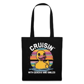 Rubber duck crew enjoys cruise - Tote Bag - black - Front
