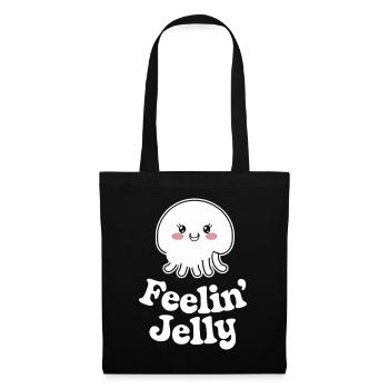 Feeling Jelly jellyfish friend for sea lovers and - Tote Bag - black - Front