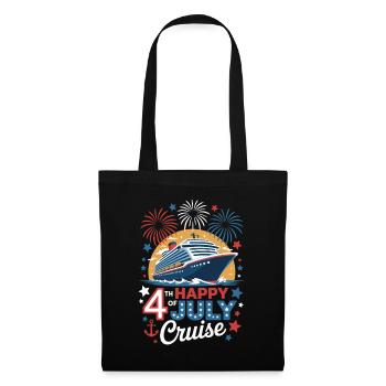 Patriotic Cruise Trip Independence Day 4th of July - Tote Bag - black - Front