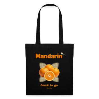 Tangerine | Snack To Go | Citrus Joy - Tote Bag - black - Front