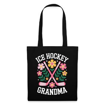 Eishockey Spruch Oma Eishockey Geschenk - Tote Bag - black - Front