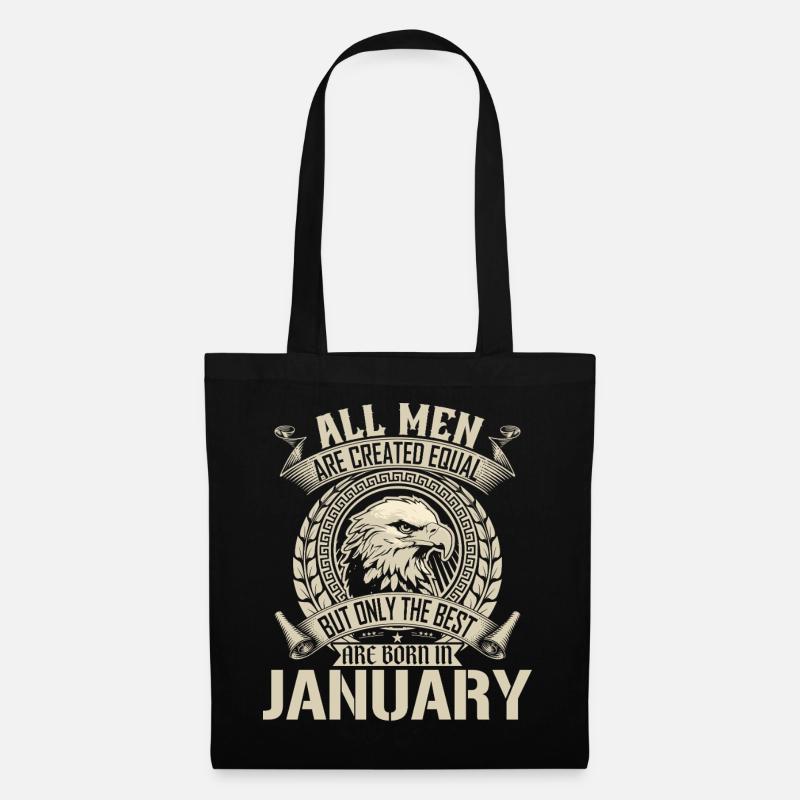 January Eagle Unity Motif - Tote Bag - black