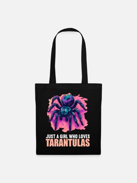 Taranteln Tarantel - Stoffbeutel - Schwarz