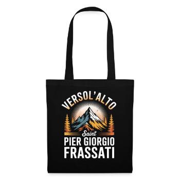 Verso L Alto Saint Pier Giorgio Frassati - Stoffbeutel - Schwarz - Vorne