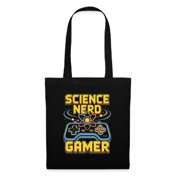 Science Nerd Gamer Atom Controller Wissenschaft - Sac en tissu - noir - Devant
