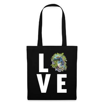Tokay Geckos Tokay Gecko - Sac en tissu - noir - Devant