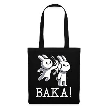 Sortez du contact social inutile Baka Anime - Sac en tissu - noir - Devant