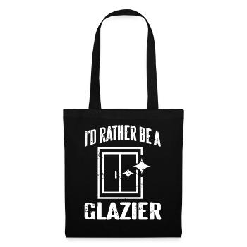 Bold Glazier Job Pride Graphic Humor - Tote Bag - black - Front