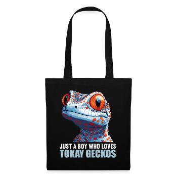 Tokay Geckos Tokay Gecko - Sac en tissu - noir - Devant