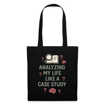 Un futur psychologue me diagnostique - Sac en tissu - noir - Devant