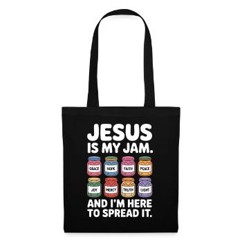 Jesus is my thing – spread love, hope, - Tote Bag - black - Front